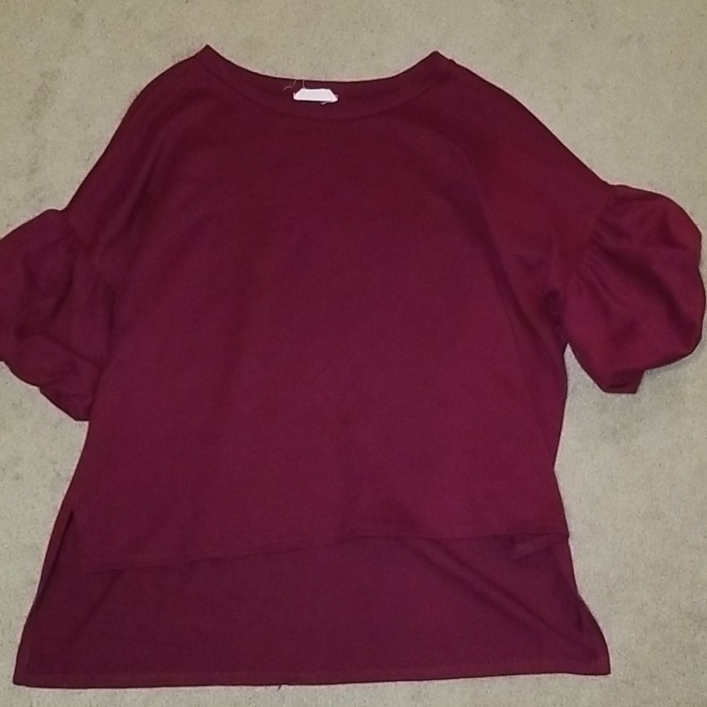 Mid sleeve top